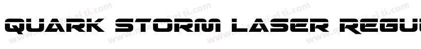 Quark Storm Laser Regular字体转换